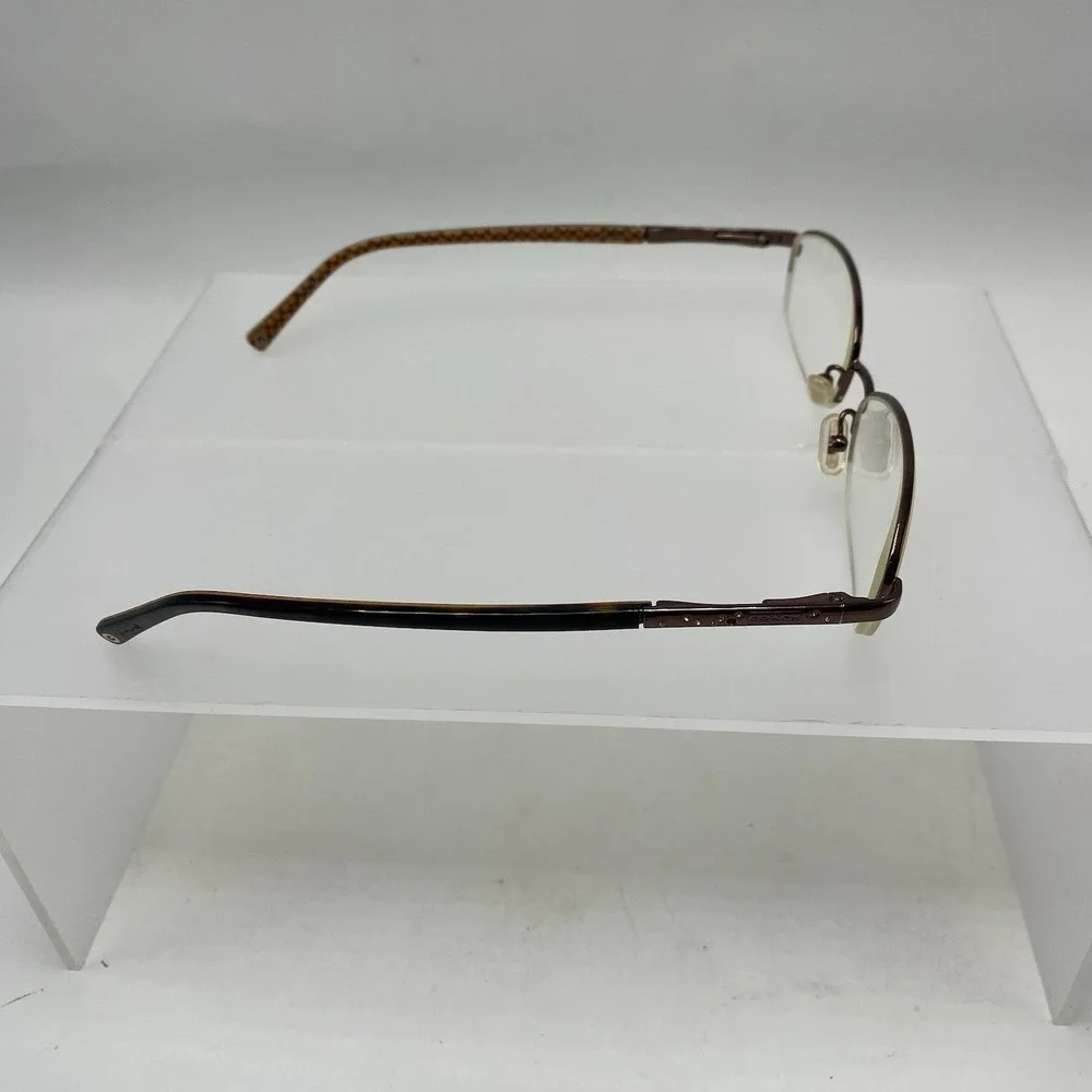 Coach Eyeglasses Sunglasses FRAMES ONLY Faye 53-18-140 Brown Tortoise 202